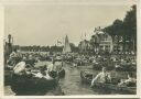 Hamburg - Bucht vor dem Uhlenhorster Fährhaus - Foto-AK