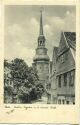 Postkarte - Stade - Hinterm Hagedorn mit St. Cosmae-Kirche