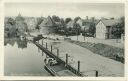 Postkarte - Buxtehude - Marschtor mit Hafen