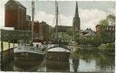 Buxtehude - Hafen - Foto-AK 1963
