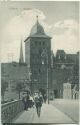 Postkarte - Lübeck - Burgtor - Strassenbahn