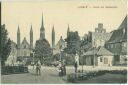 Postkarte - Lübeck - Geibel-Platz