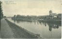 Postkarte - Lübeck - Kanal - Bootshaus
