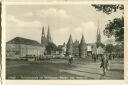 Postkarte - Lübeck - Holstentorplatz - Reichsbank