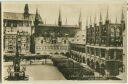 Postkarte - Lübeck - Marktplatz - Brunnen