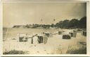 Pelzerhaken - Strand - Foto-AK 30er Jahre