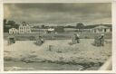 Pelzerhaken - Blick zum Strand - Haus Eichenhain - Strandbasar - Foto-AK