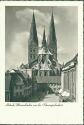 Ansichtskarte - Lübeck - Marienkirche von der Schrangenfreiheit