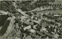 Lübeck - Blick auf das Burgtor - Luftaufnahme - Foto-AK 50er Jahre