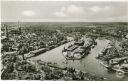 Lübeck - Luftaufnahme - Foto-AK 50er Jahre