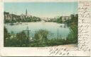 Postkarte - Lübeck - Totalansicht vom Wall beim Mühlenthor