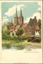 Ansichtskarte - Lübeck - Künstlerkarte - Dom