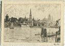 Postkarte - Lübeck - Hafen