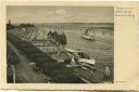 Postkarte - Travemünde - Blick auf die Travemündung