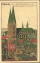 Ansichtskarte - Lübeck - Marienkirche