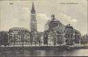 Ansichtskarte - Kiel - Rathaus und Stadttheater