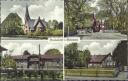 Brokstedt - Kirche - Bahnhof - Postkarte