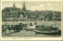 Flensburg - Schiffbrücke mit Hafenamt 40er Jahre