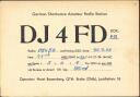 QSL - Funkkarte - DJ4FD