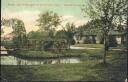Postkarte - Dreibergen - Park mit Veranda