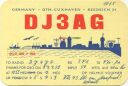 QSL - Funkkarte - DJ3AG - Cuxhaven - 1958