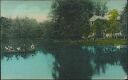 Blick vom Gasthof Behrens auf den Mühlenteich - Postkarte
