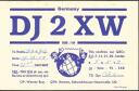 QSL - Funkkarte - DJ2XW