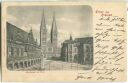 Postkarte - Bremen - Marktplatz mit Dom