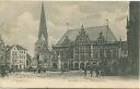 Postkarte - Bremen - Marktplatz mit der Liebfrauenkirche