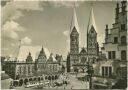 Bremen - Marktplatz - Strassenbahn - Foto-AK Grossformat