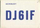 QSL - QTH - Funkkarte - DJ6IF - Celle