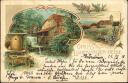 Postkarte - Lüneburger Heide - Mühle - Bienenstock