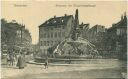 Postkarte - Hannover - Brunnen der Flusswasserkunst - Strassenbahn