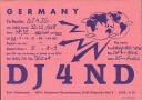 QSL - Funkkarte - DJ4ND