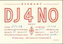 QSL - Funkkarte - DJ4NO