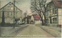 Postkarte - Barsinghausen - Marktstrasse mit Kriegerdenkmal