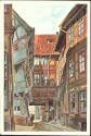 Ansichtskarte - Hildesheim - Blick auf das Pfeilerhaus