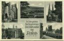 Postkarte - Alfeld - Rathaus - Fillerturm - St. Nikolaikirche
