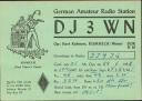 QSL - Funkkarte - DJ3WN