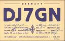 QSL - Funkkarte - DJ7GN