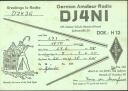 QSL - Funkkarte - DJ4NI