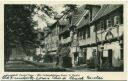 Hansestadt Lemgo Lippe - Alte Fachwerkhäuser hinter St. Nicolai - Foto-AK