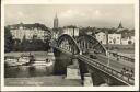 Postkarte - Minden - Weserbrücke
