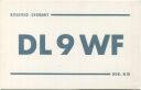 QSL - Funkkarte - DL9WF - Bielefeld - 1958
