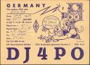 QSL - Funkkarte - DJ4PO