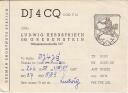 QSL - Funkkarte - DJ4CQ - 34393 Grebenstein - 1958