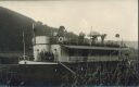 Hausboot auf der Weser - Foto-AK 30er Jahre