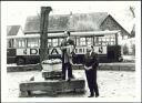 Am Bahnhof Schwebda 1969 - Bahnbus - Foto