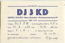 QSL - QTH - Funkkarte - DJ3KD - Hann. Münden