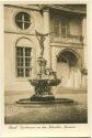 Kassel - Papinbrunnen vor dem Naturalien-Museum - Foto-AK